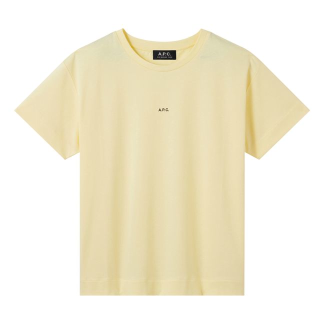 Jade Organic Cotton T-shirt Yellow
