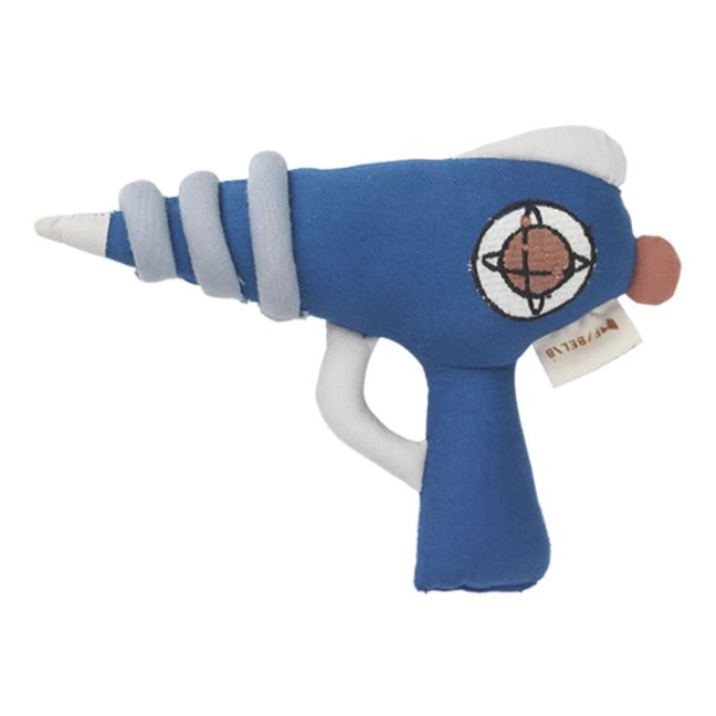 Pistola láser de algodón orgánico Azul