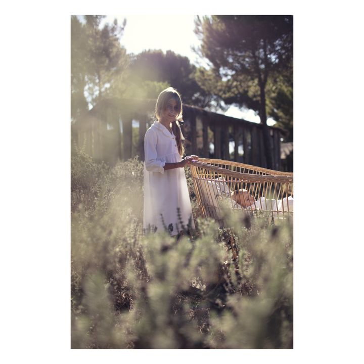 Kleid Bio-Baumwolle | Weiß- Produktbild Nr. 2