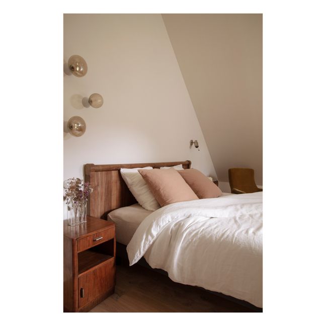 Housse de couette Lin lavé | Blanc cassé