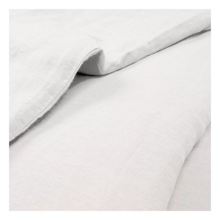 Housse de couette Lin lavé | Blanc cassé- Image produit n°3