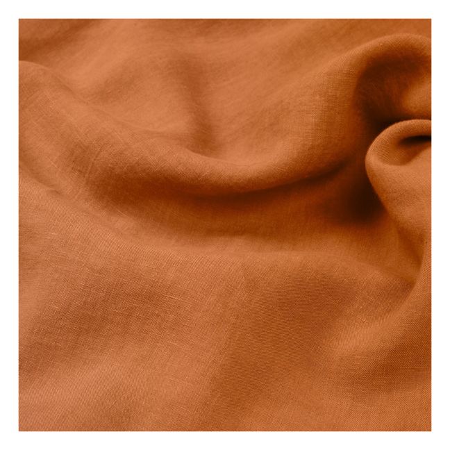 Washed Linen Pillowcase | Caramel