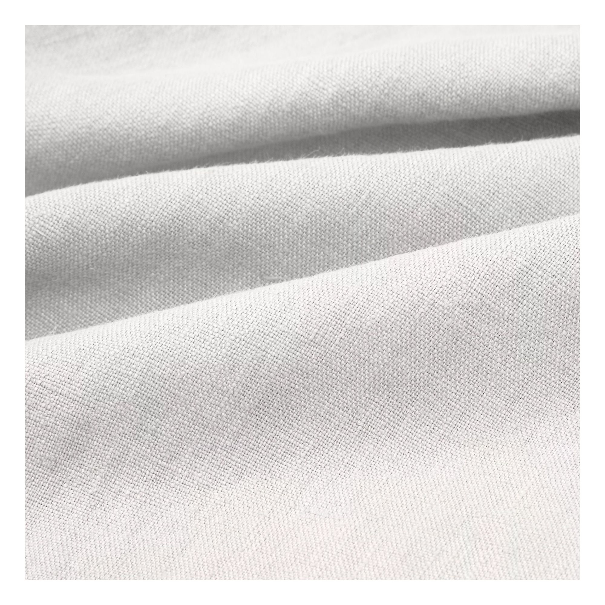 Overlocked Hem Washed Linen Tablecloth Blanco Roto- Imagen del producto n°4