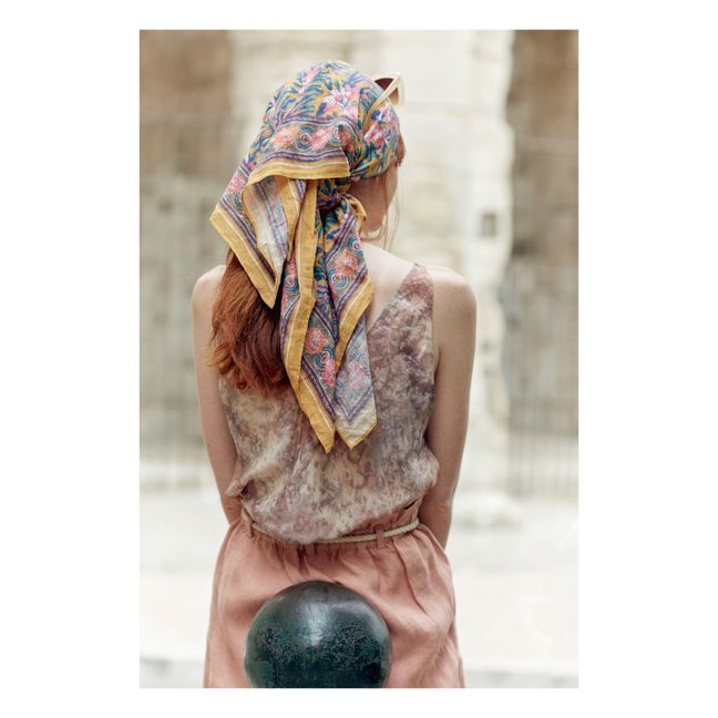Top de seda Tie and Dye Anna - Colección Mujer - Malva