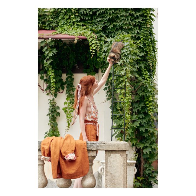 Virginie Linen Shorts - Women’s Collection - Camel