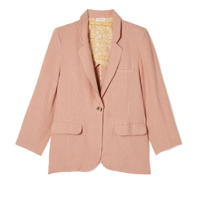 Hansel Linen Jacket - Women’s Collection - Pink