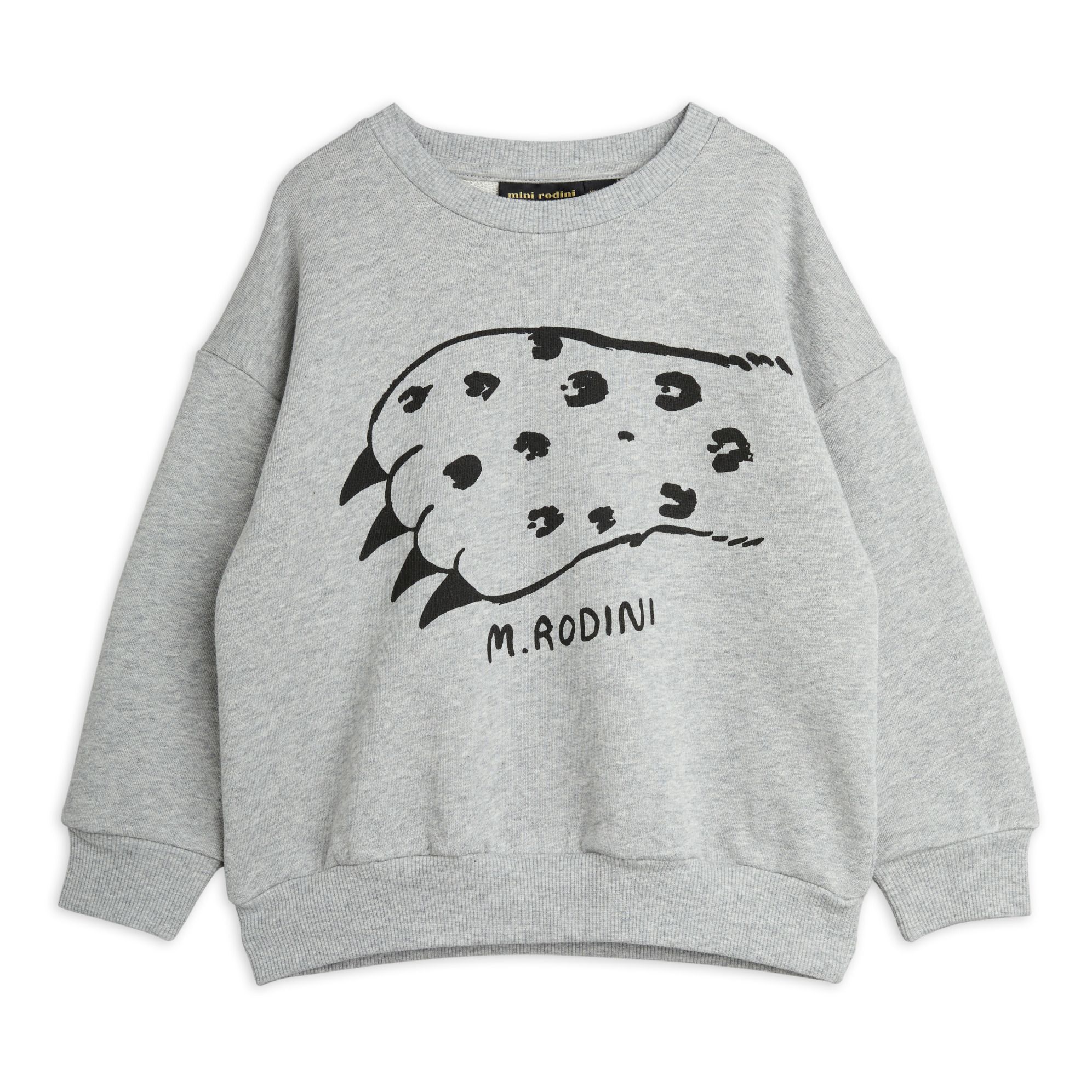 Mini Rodini - Sweat Coton Bio Kilimanjaro - Fille - Gris