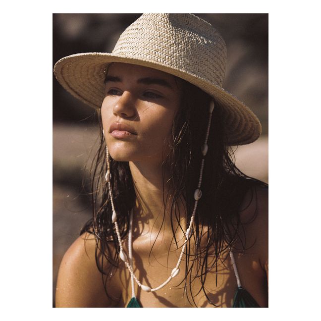 Seashells Fedora | Natural