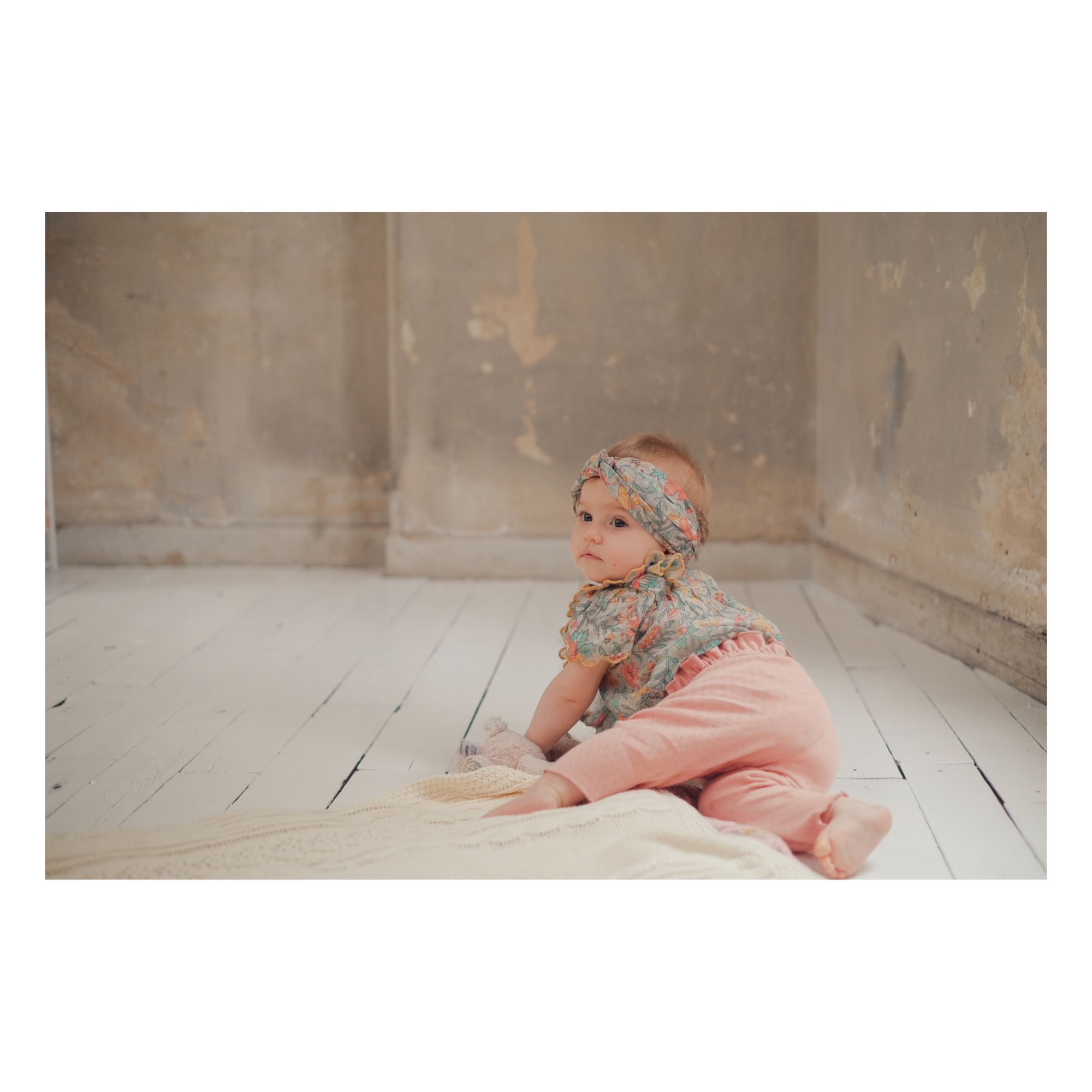 Yuriria Organic Cotton Headband Blue Louise Misha Fashion Baby Children Smallable