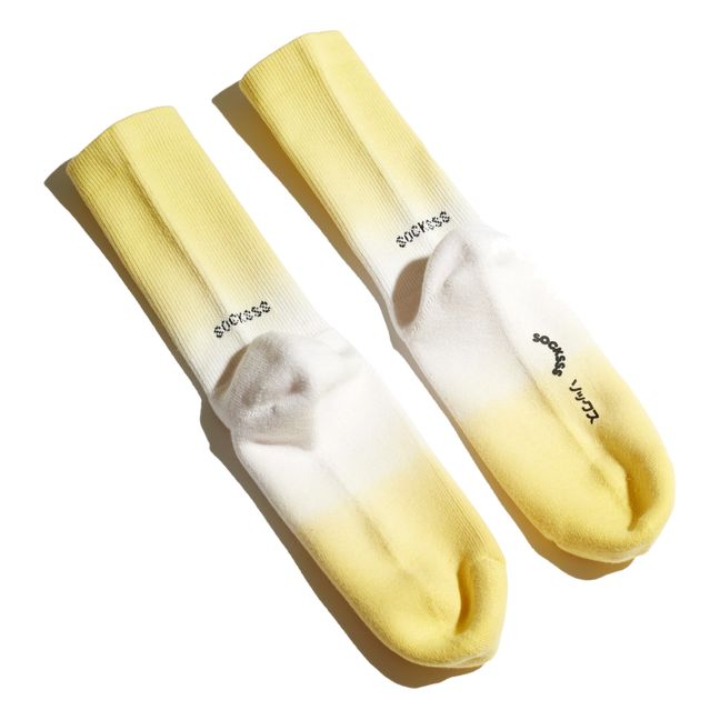 Socken Hermosa aus Bio-Baumwolle Gelb