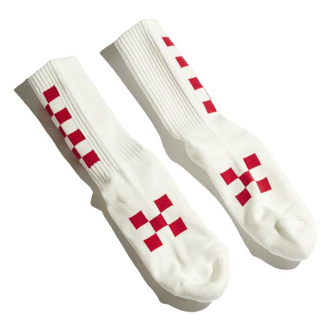 Socken Apex aus Bio-Baumwolle Weiß