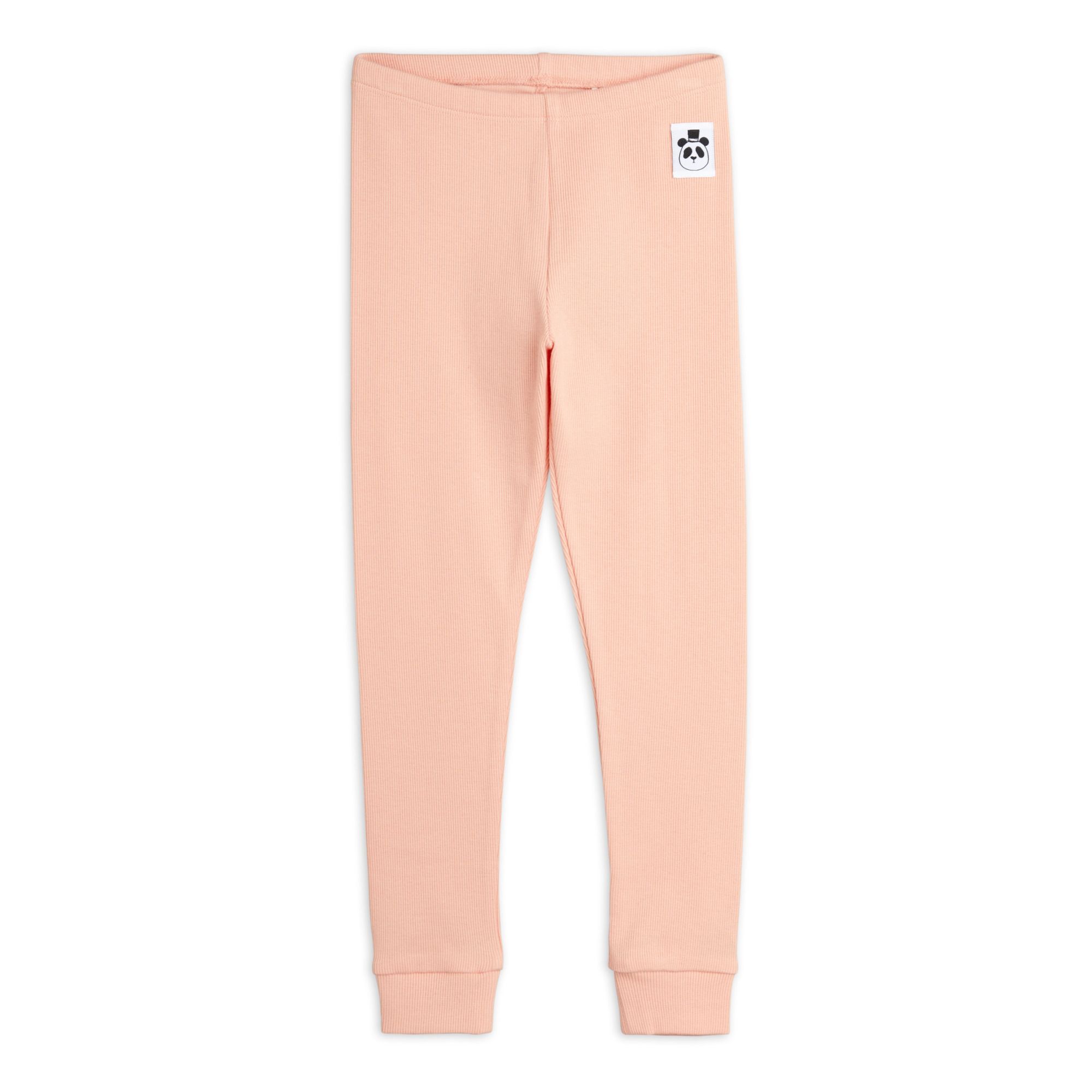 Mini Rodini - Legging Coton Bio Côtelé - Fille - Rose pâle