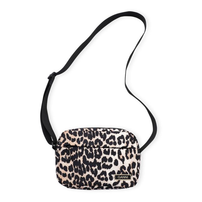 Recycled Polyester Print Bag Leopardo