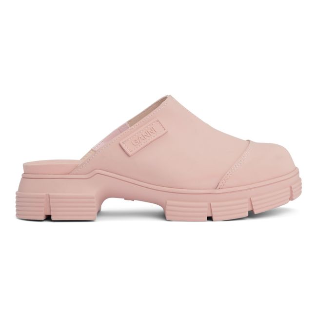 Recycled Rubber Clogs Pink