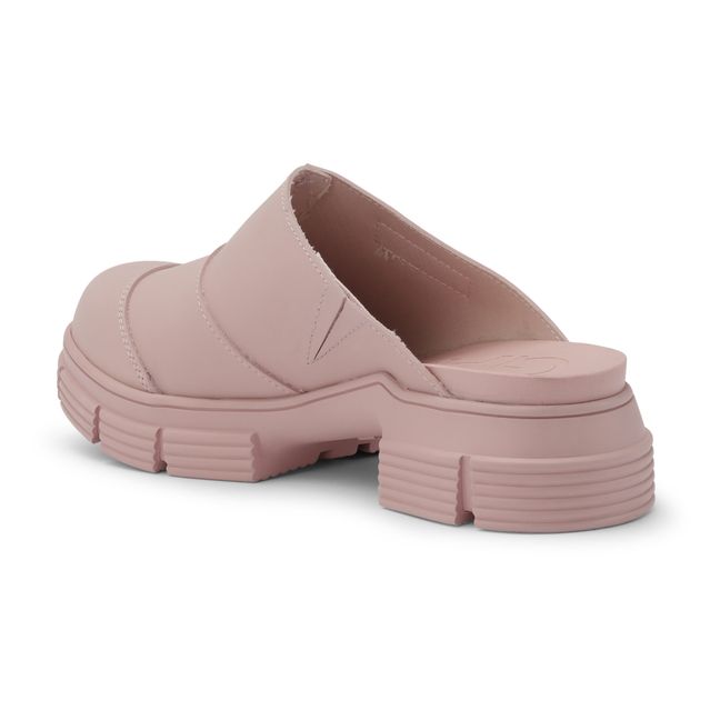 Recycled Rubber Clogs Rosa