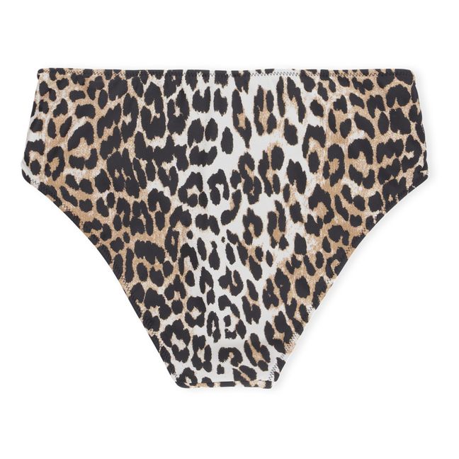 Print Bikini Bottoms Leopard