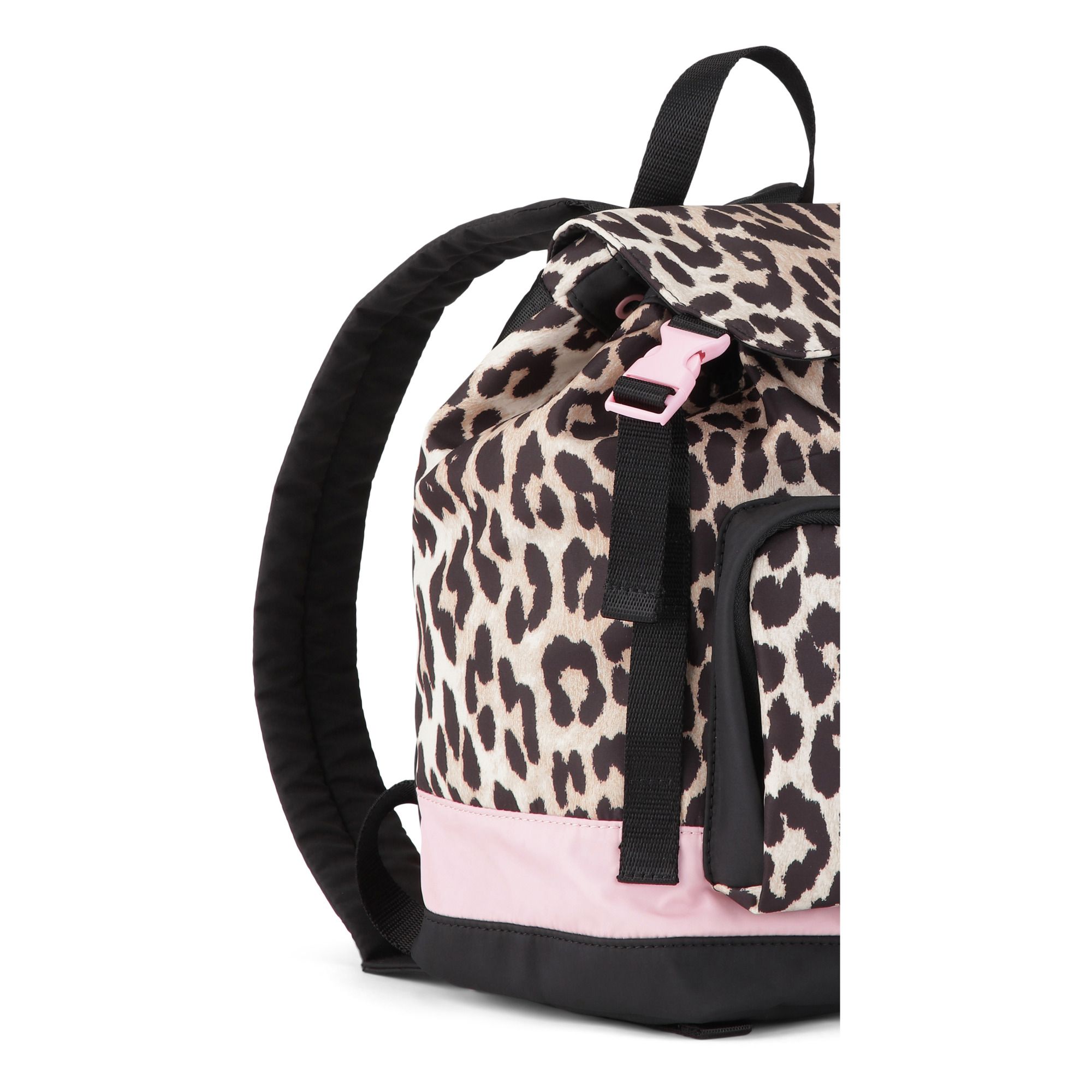 Recycled Polyester Print Backpack Leopardo- Imagen del producto n°1