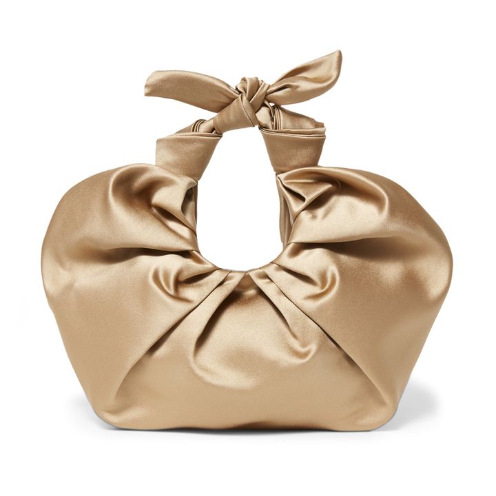 A Bronze Age - Kiku Croissant Satin Bag - Chocolate | Smallable