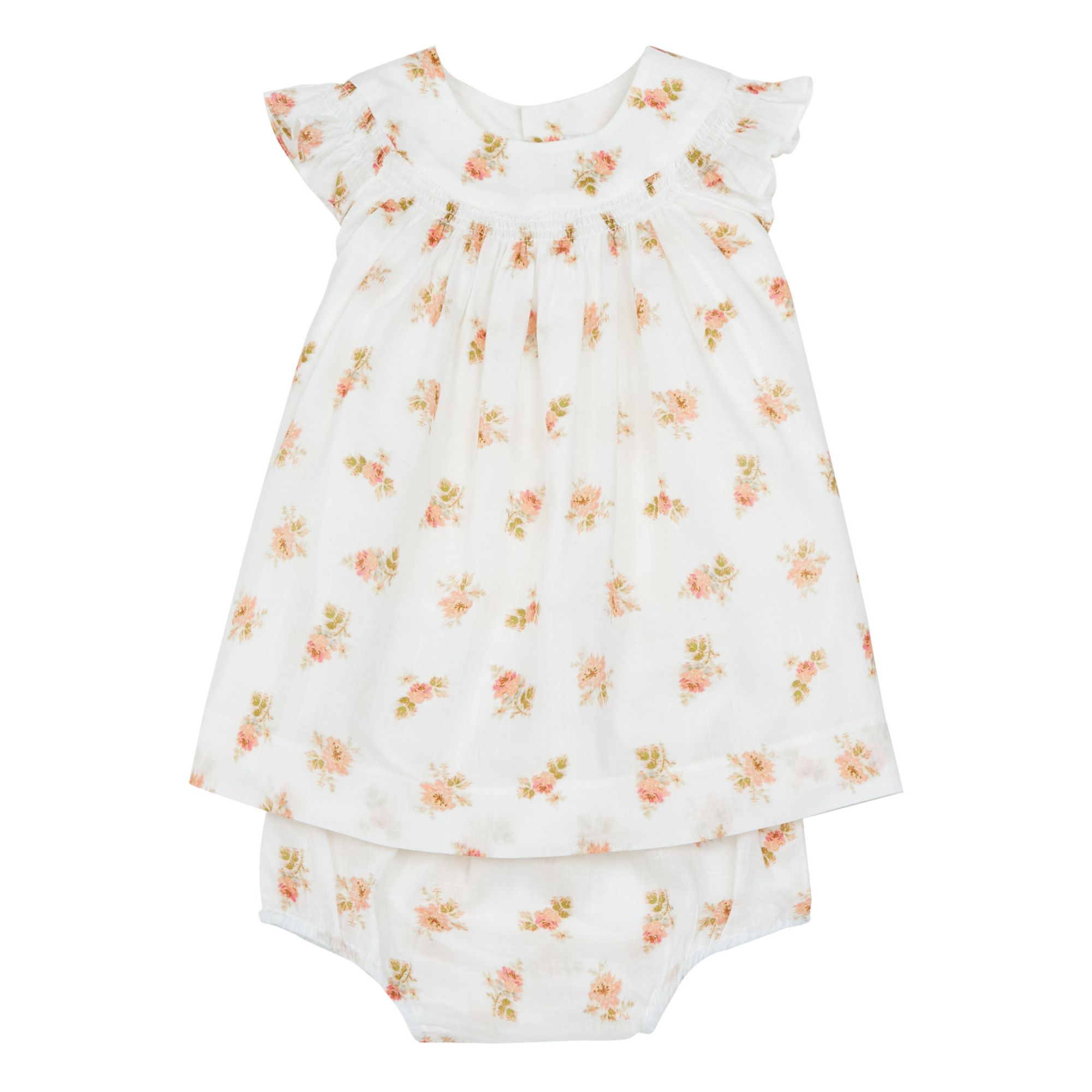 Bonpoint - Robe + Bloomer Amantine - Collection Cérémonie - - Fille - Ecru