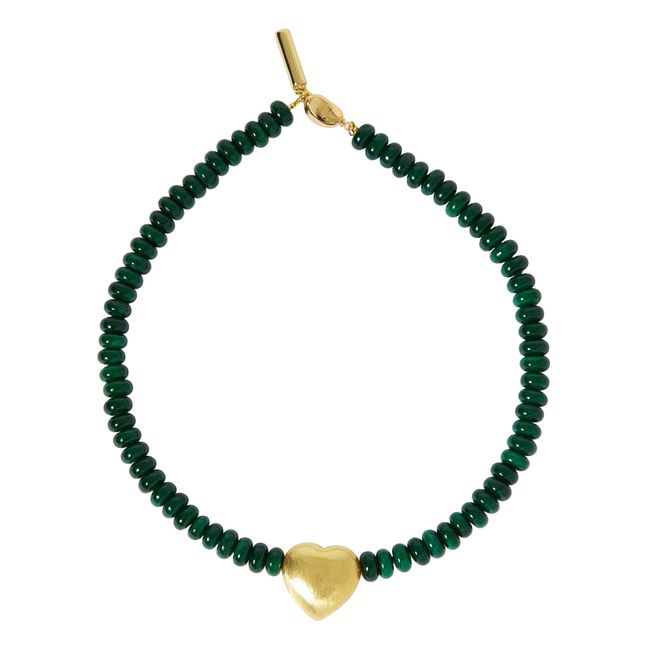 Halskette Herz | Grün