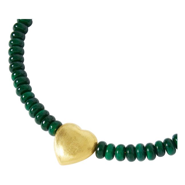Heart Necklace | Green