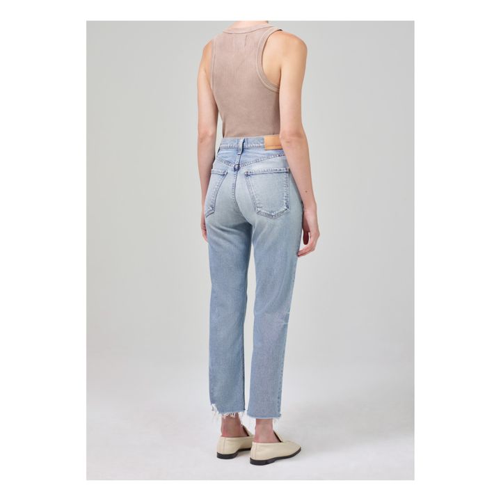 Citizens of Humanity Denim Daphne Checkmate Stovepipe Jeans in Blue Womens Clothing Jeans Straight-leg jeans 