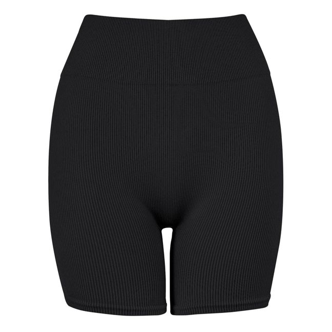 Short Ribbed Composed | Noir