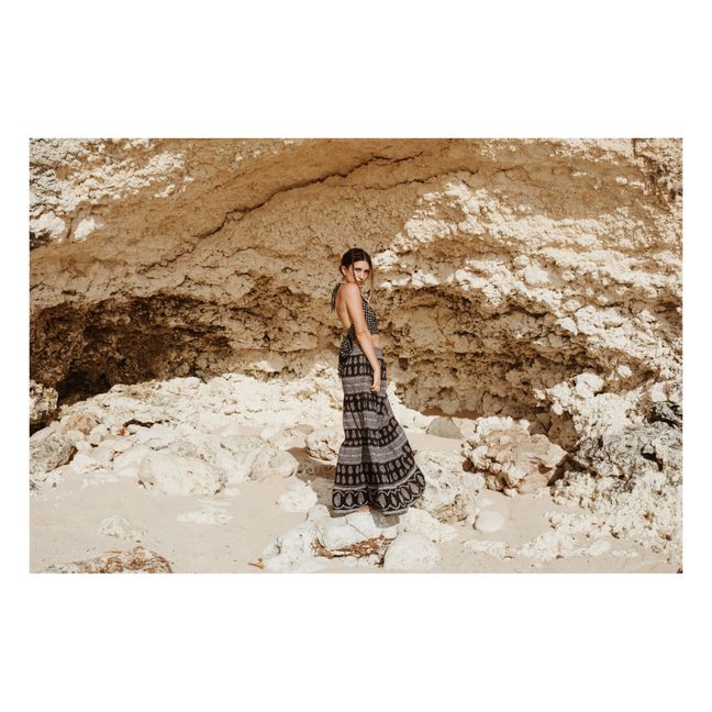 Hermia Organic Cotton Skirt | Nero
