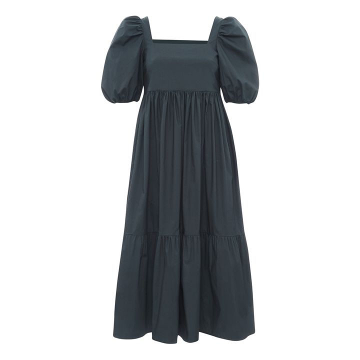 Robe Midi Serenity | Noir- Image produit n°0