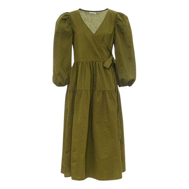 Frid Wrap Dress | Green