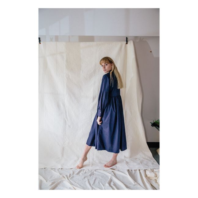 Midi House Dress | Azul Marino