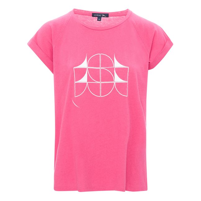 Valentina T-shirt - Sœur x Smallable Exclusive Rosa