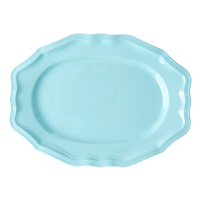 Plat en mélamine | Bleu