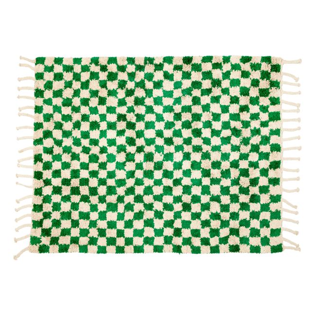 Teppich Check | Grün