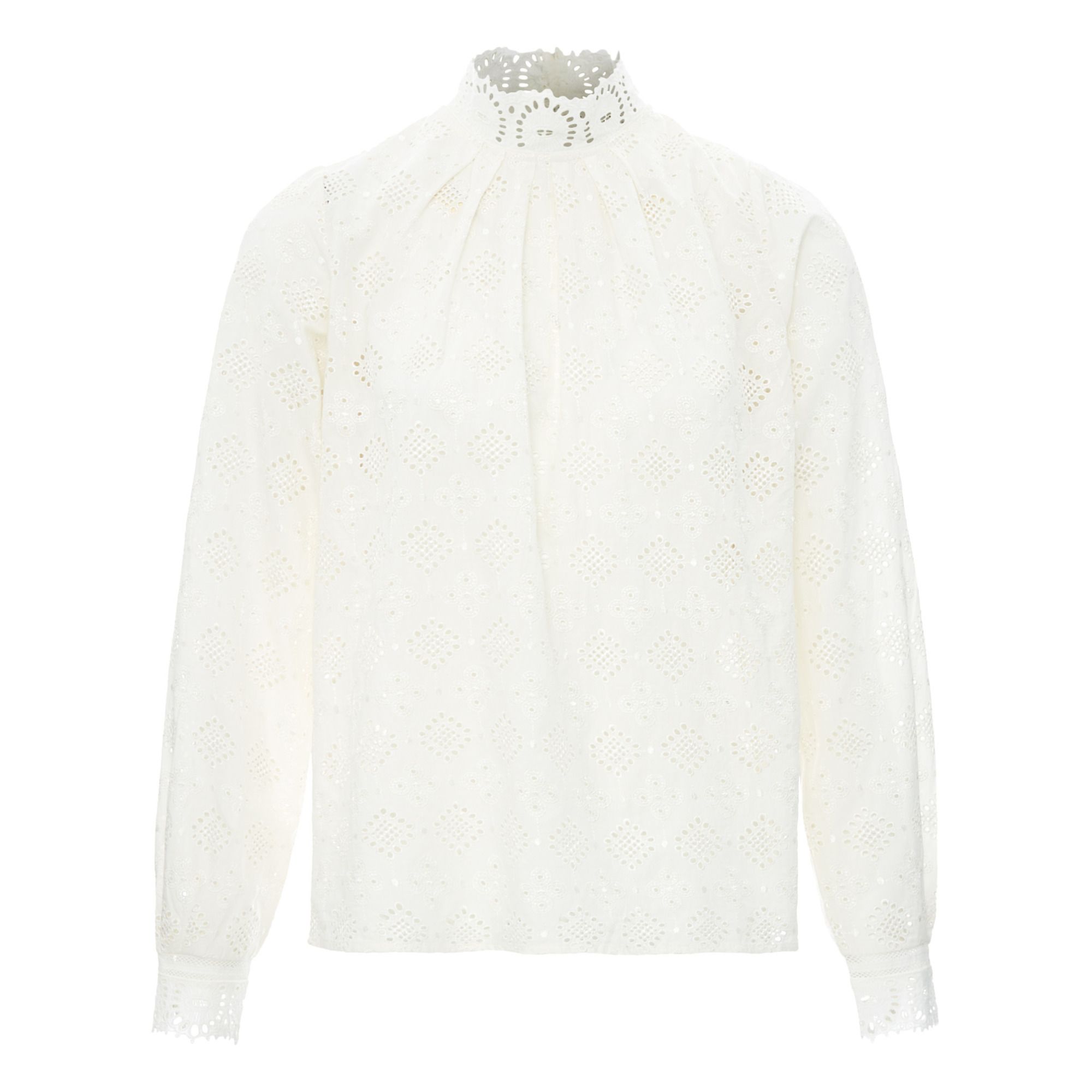 Vanessa Bruno - Blouse Timy Dentelle - Femme - Ecru