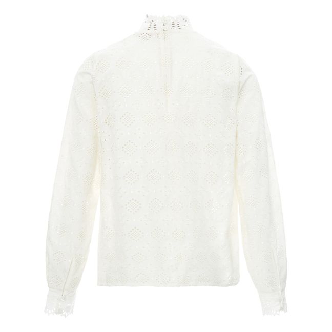Blusa Timy de encaje | Crudo
