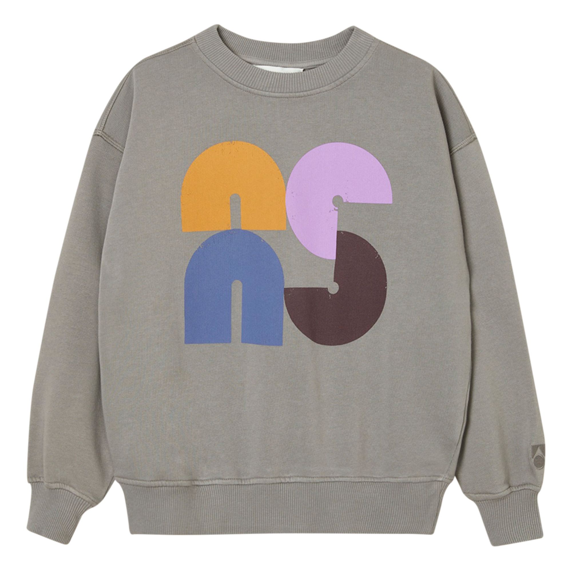 Main Story - Sweat Coton Bio - Garçon - Gris