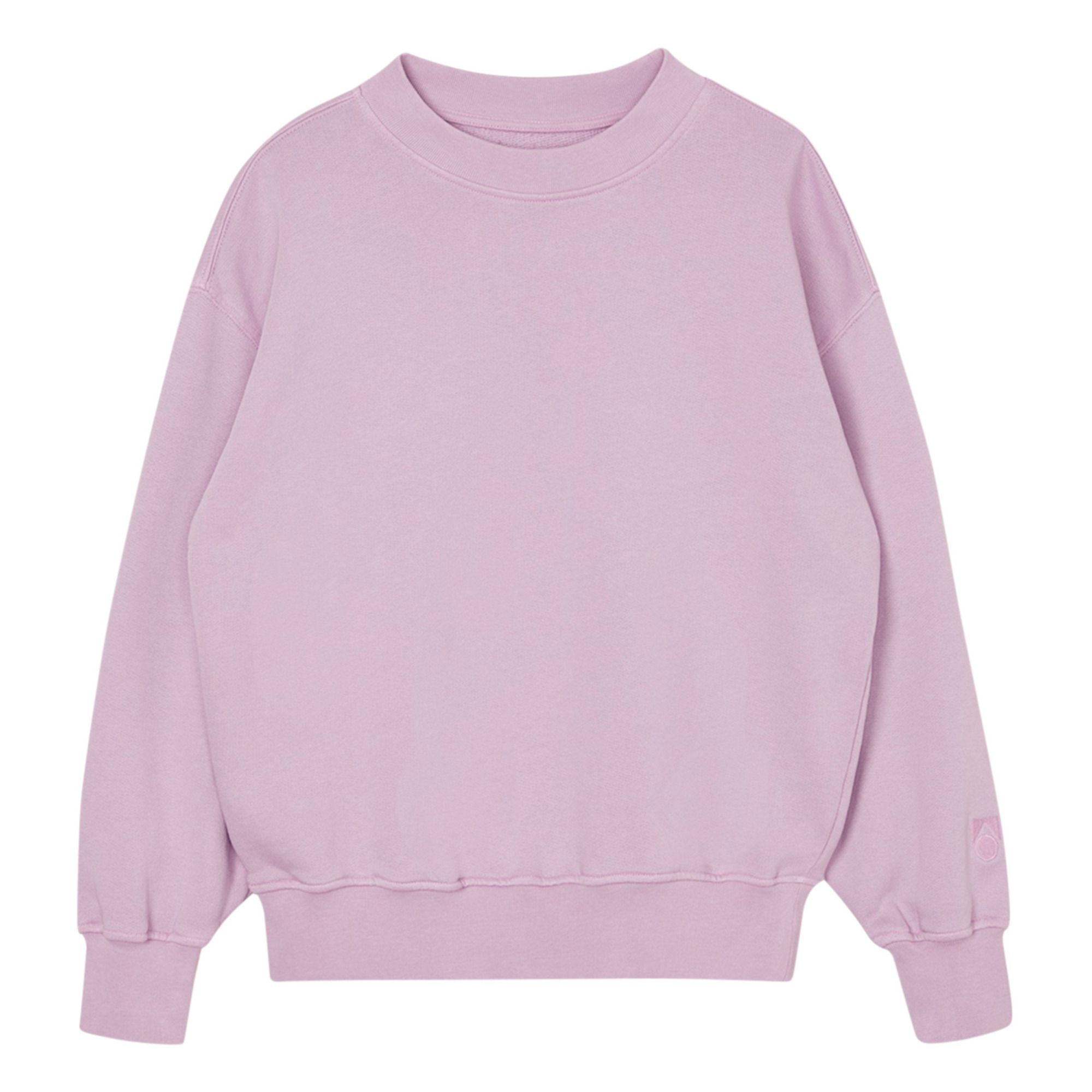 Main Story - Sweat Uni Coton Bio - Fille - Lavande
