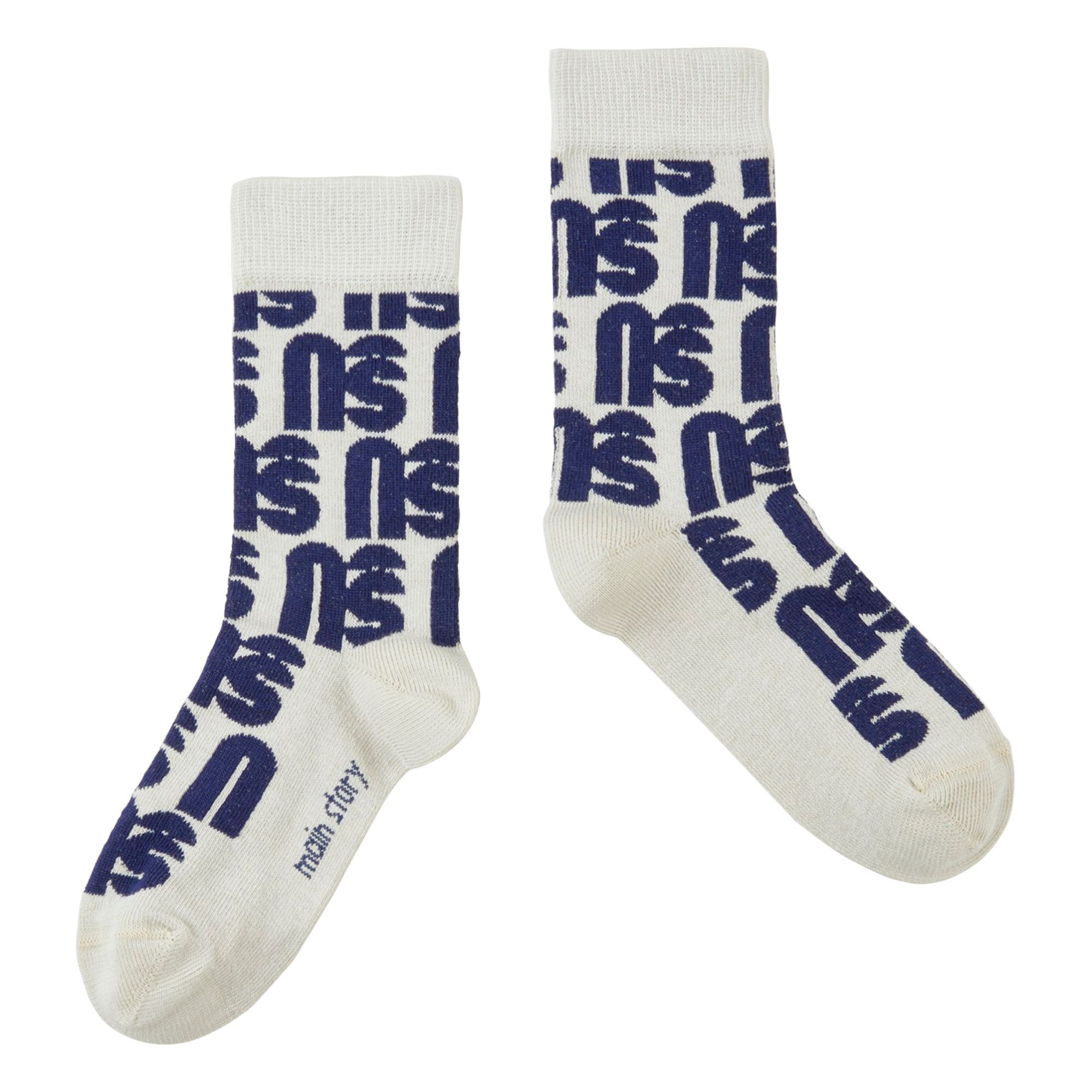 Main Story - Chaussettes Coton Bio - Fille - Blanc