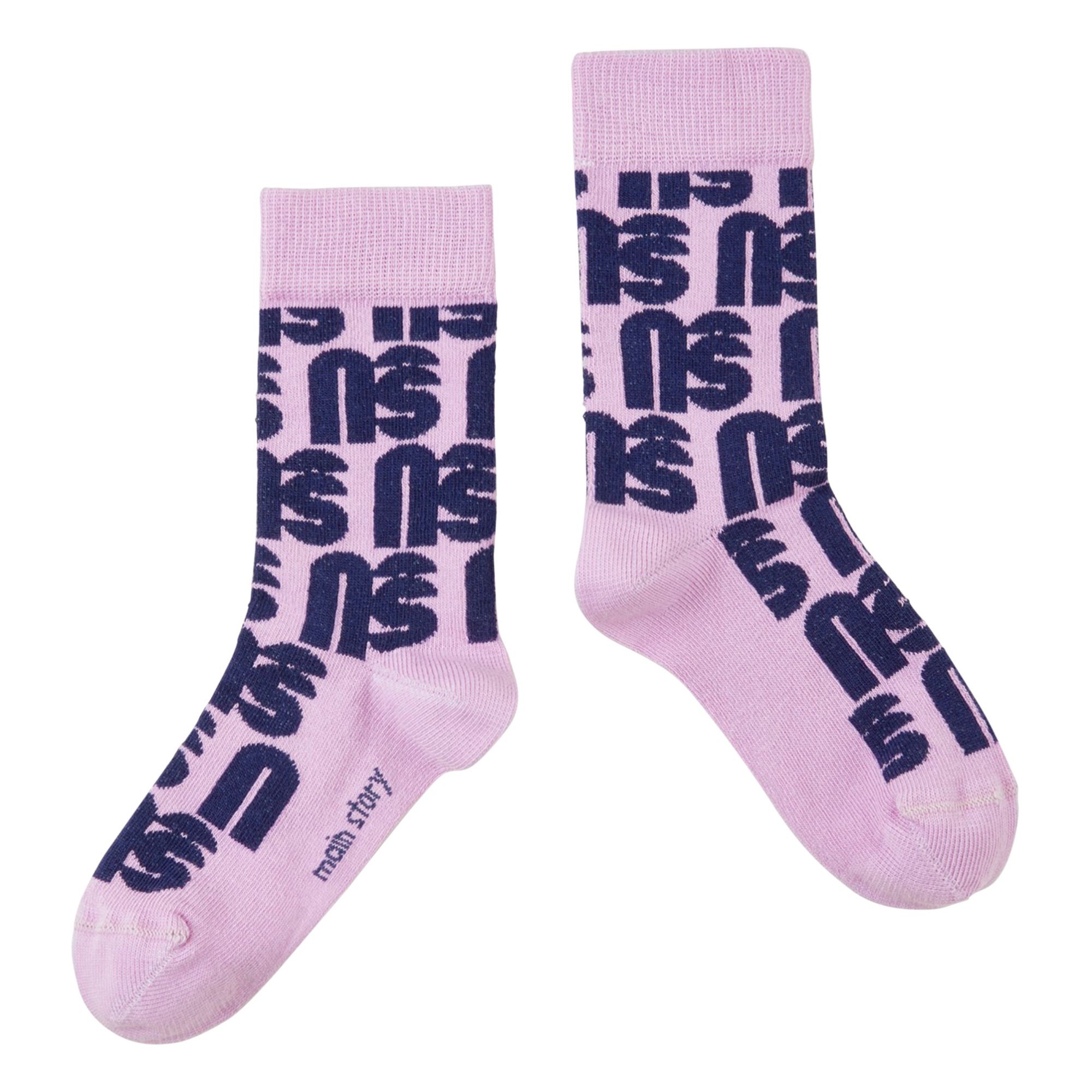 Main Story - Chaussettes Coton Bio - Fille - Mauve