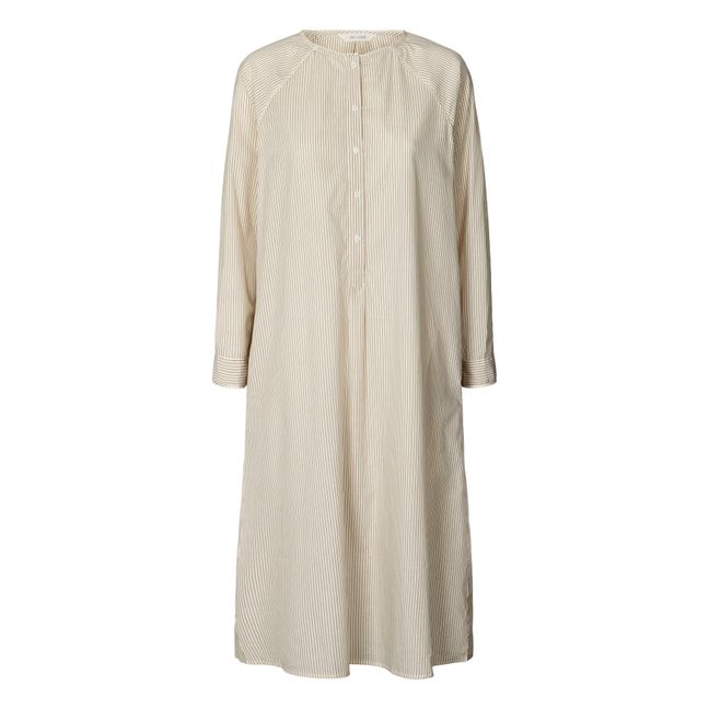 Babette Organic Cotton Dress Kamelbraun