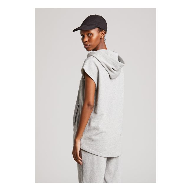 Carla Recycled Polyester Hoodie Grigio