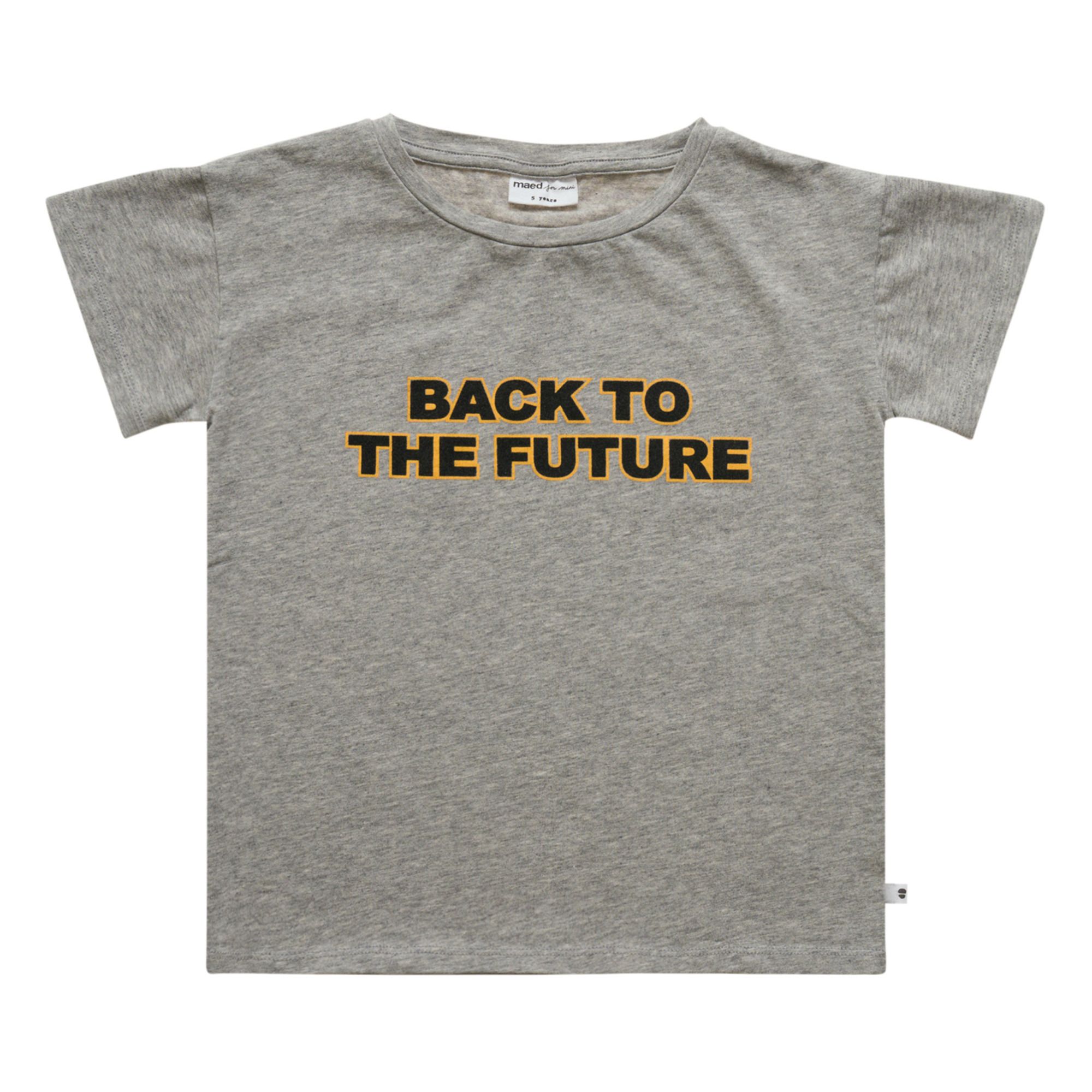 T-Shirt Coton Bio Future Ferret Gris- Image produit n°0