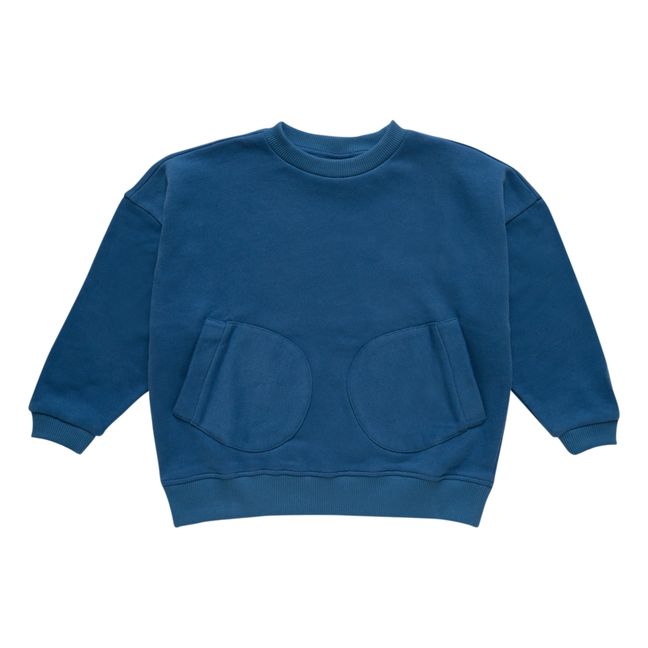 Ray Organic Cotton Sweatshirt Navy blue