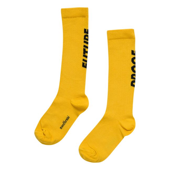 Proof Organic Cotton Socks Yellow