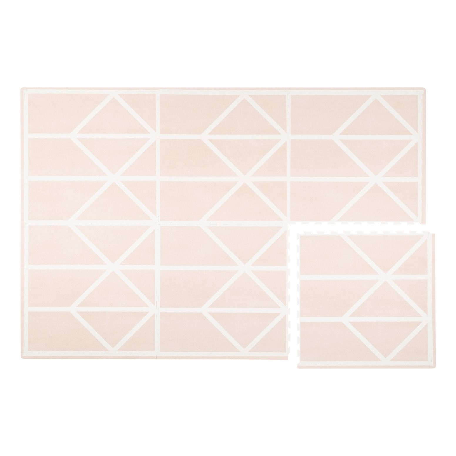 Tapis de jeu modulable Nordic | Rose pâle
