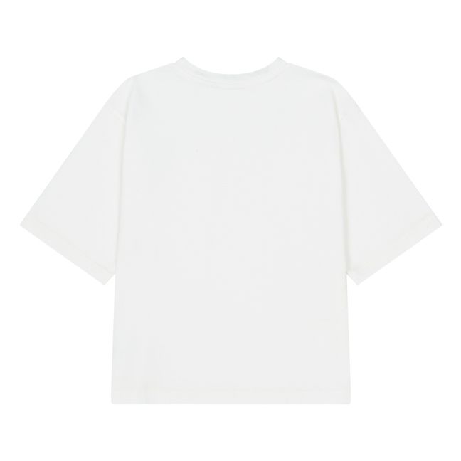 Oversize Organic Cotton T-shirt Off white