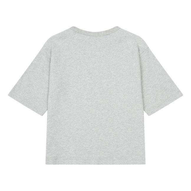 T-Shirt Oversize, in cotone biologico Grigio chino chiaro