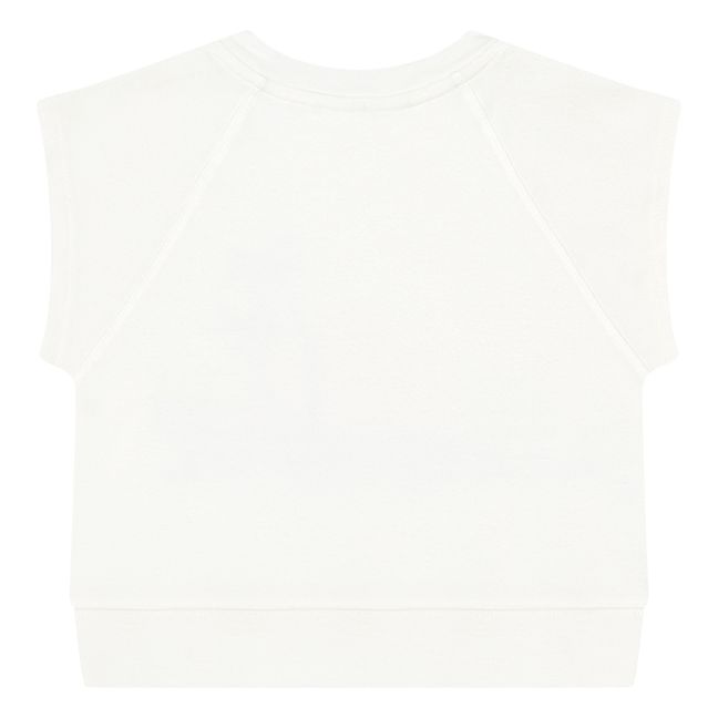 Organic Cotton Vest Off white