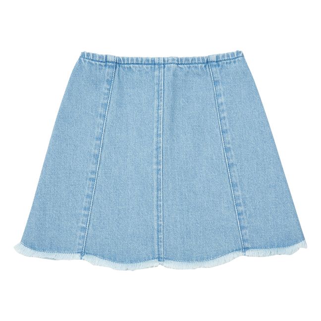 Kurzer Denim-Rock Amelia | Denim Bleached